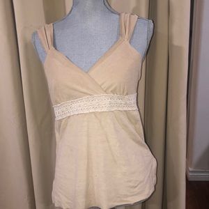 Stretchy Material Velvet Tan shirt